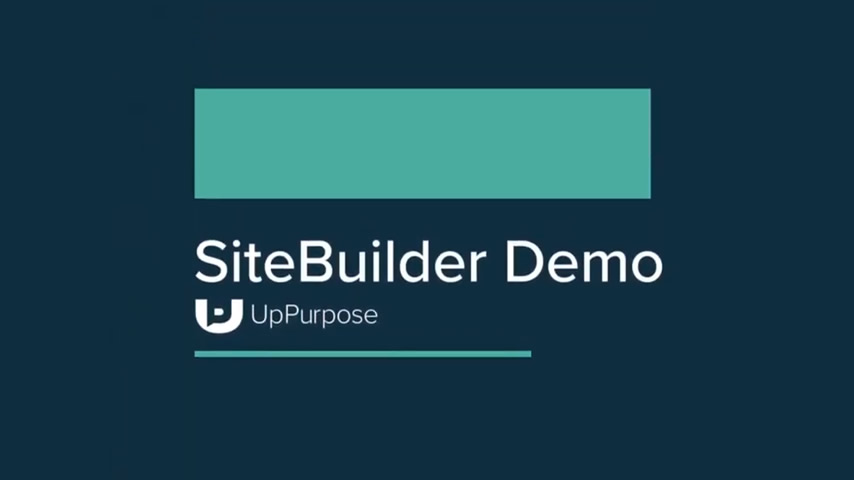 UpPurpose: SiteBuilder Demo